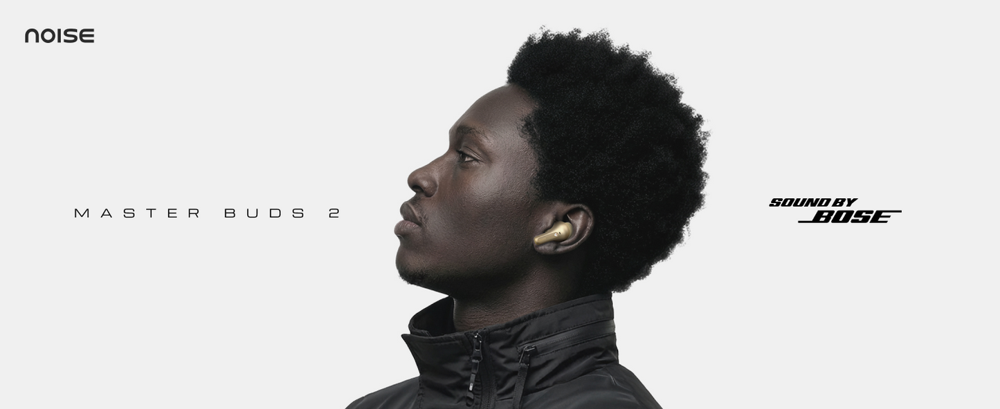 True Wireless Earbuds NOISE Sound by BOSE Masterbuds 2 Aurum