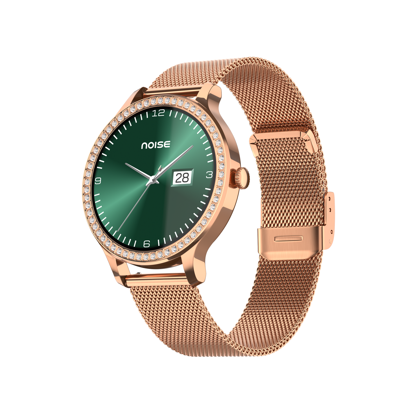 Smartwatch NOISE Diva Araya Oro Rosa Eslabón