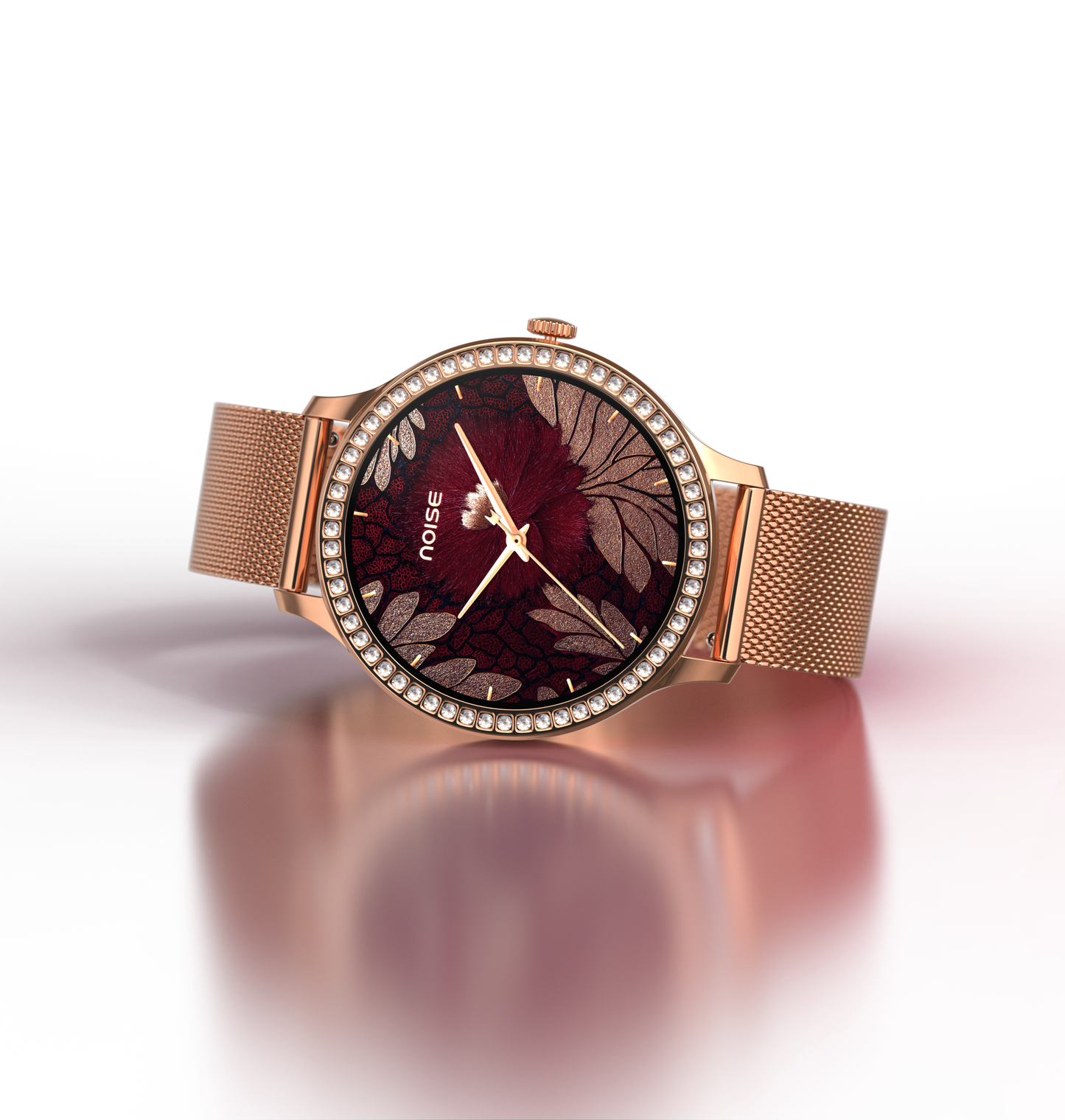 Smartwatch NOISE Diva Araya Oro Rosa Eslabón