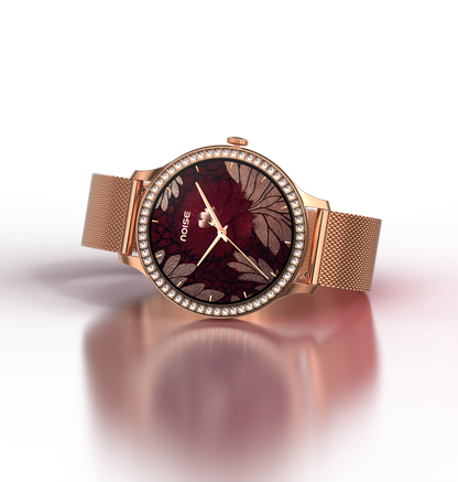 Smartwatch NOISE Diva Araya Oro Rosa Eslabón